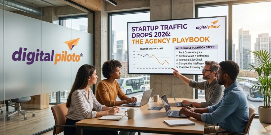 Startup Traffic Drops 2026: Agency Playbook