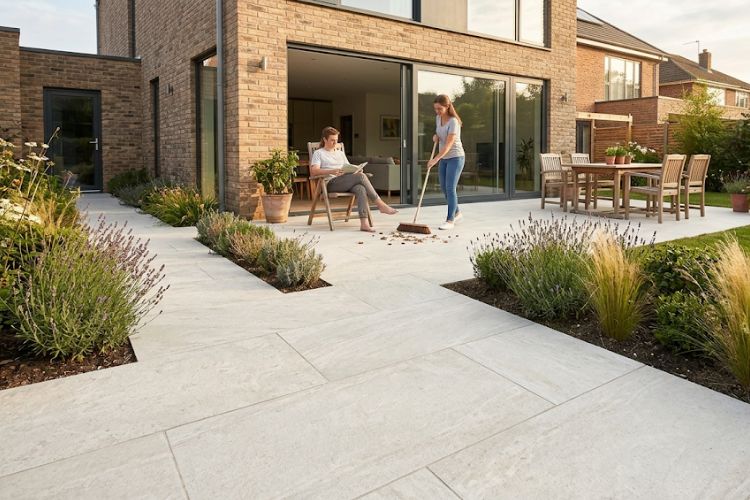 Low-Maintenance Porcelain Tiles Outside for Every Home
