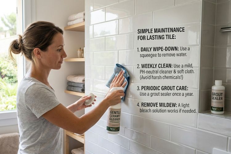 Easy Maintenance Tips for Ceramic Wall Tiles at Home
