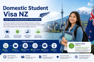 Domestic Student Visa NZ application support for students in New Zealand