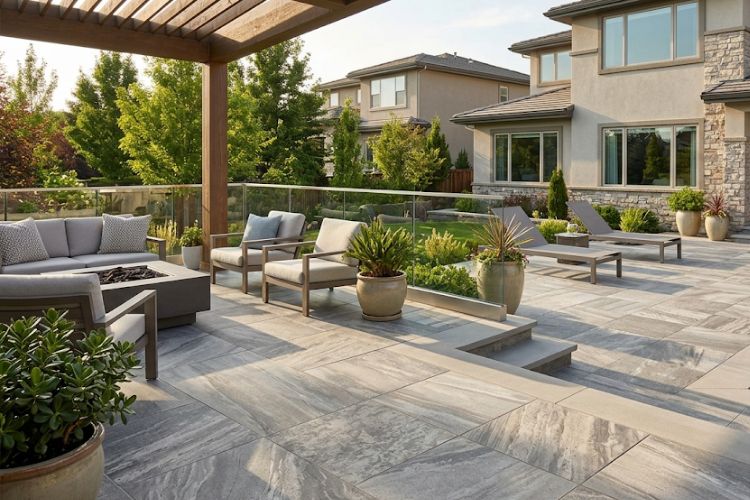 Boost Property Value with Outdoor Porcelain Tile Designs