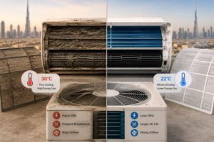 How Dirty AC Components Impact Cooling Efficiency in Dubai