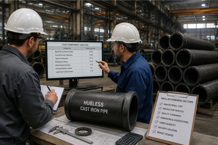How Manufacturers Determine a Hubless Cast Iron Pipe Price List